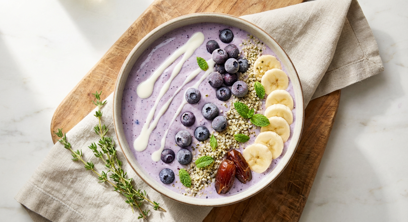 High-Protein Blueberry Smoothie
