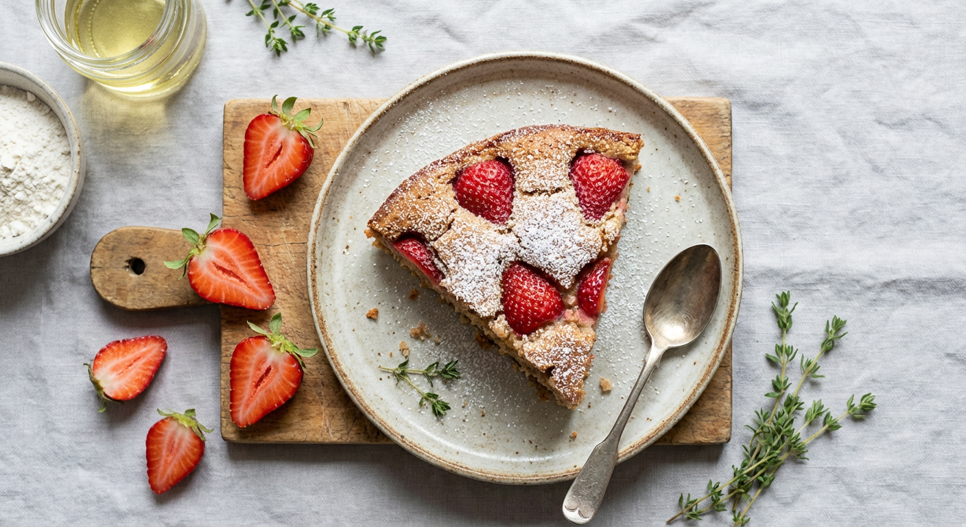 Vegan Strawberry Cake
