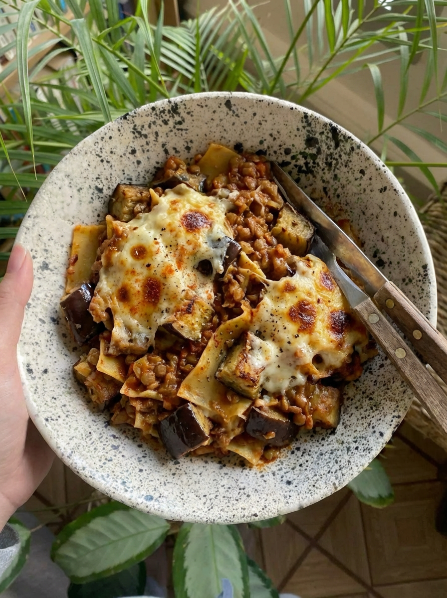 Aubergine Broken Lasagna